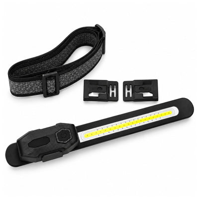 Lámpara LED de pulsera o cabeza con 8 modalidades de iluminación