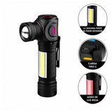 Lámpara mini LED con COB lateral, clip magnético y batería 18650 — imagen 3 de 6