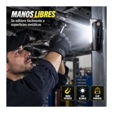 Lámpara LED portátil recargable con clip, imán y 5 modos de luz — imagen 5 de 5