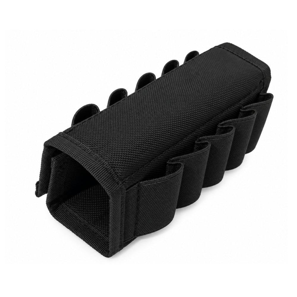 Carrillera ajustable para culata de escopeta con 10 cartuchos calibre 12GA
