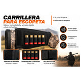 Carrillera ajustable para culata de escopeta con 10 cartuchos calibre 12GA — imagen 4 de 4