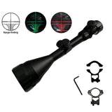 Mira telescópica para rifle con retícula iluminada en verde y rojo — imagen 2 de 2