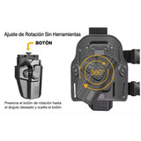Funda muslera táctica de polímero ABS con rotación de 360 grados — imagen 6 de 6