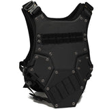Chaleco de armadura táctica gotcha en neopreno ligero, color negro — imagen 1 de 5