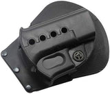 Funda táctica rígida negra compatible con Glock 17, 19, 22 y 23 — imagen 3 de 4