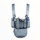 Chaleco táctico multifuncional negro para airsoft y uso militar — imagen 1 de 5