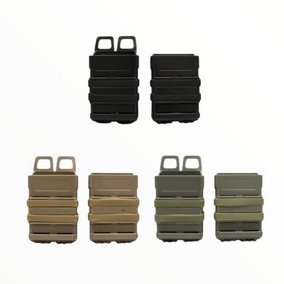 Porta cargador rígido de dos piezas para M4 con montaje molle
