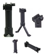 Empuñadura bípode plegable compatible con riel de 20 mm — imagen 2 de 2