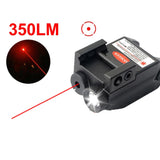 Mira 2 en 1 con láser y lámpara recargable por USB en riel picatinny — imagen 3 de 3