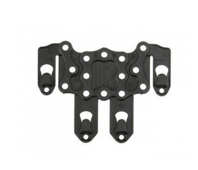 Adaptador tipo araña en negro para sistema molle