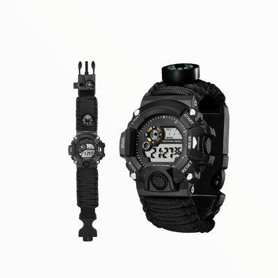 Reloj deportivo de supervivencia con luz nocturna integrada