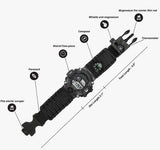 Reloj deportivo de supervivencia con luz nocturna integrada — imagen 4 de 7