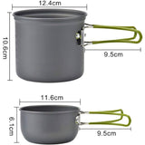 Conjunto de utensilios compactos para cocinar durante el camping — imagen 2 de 6