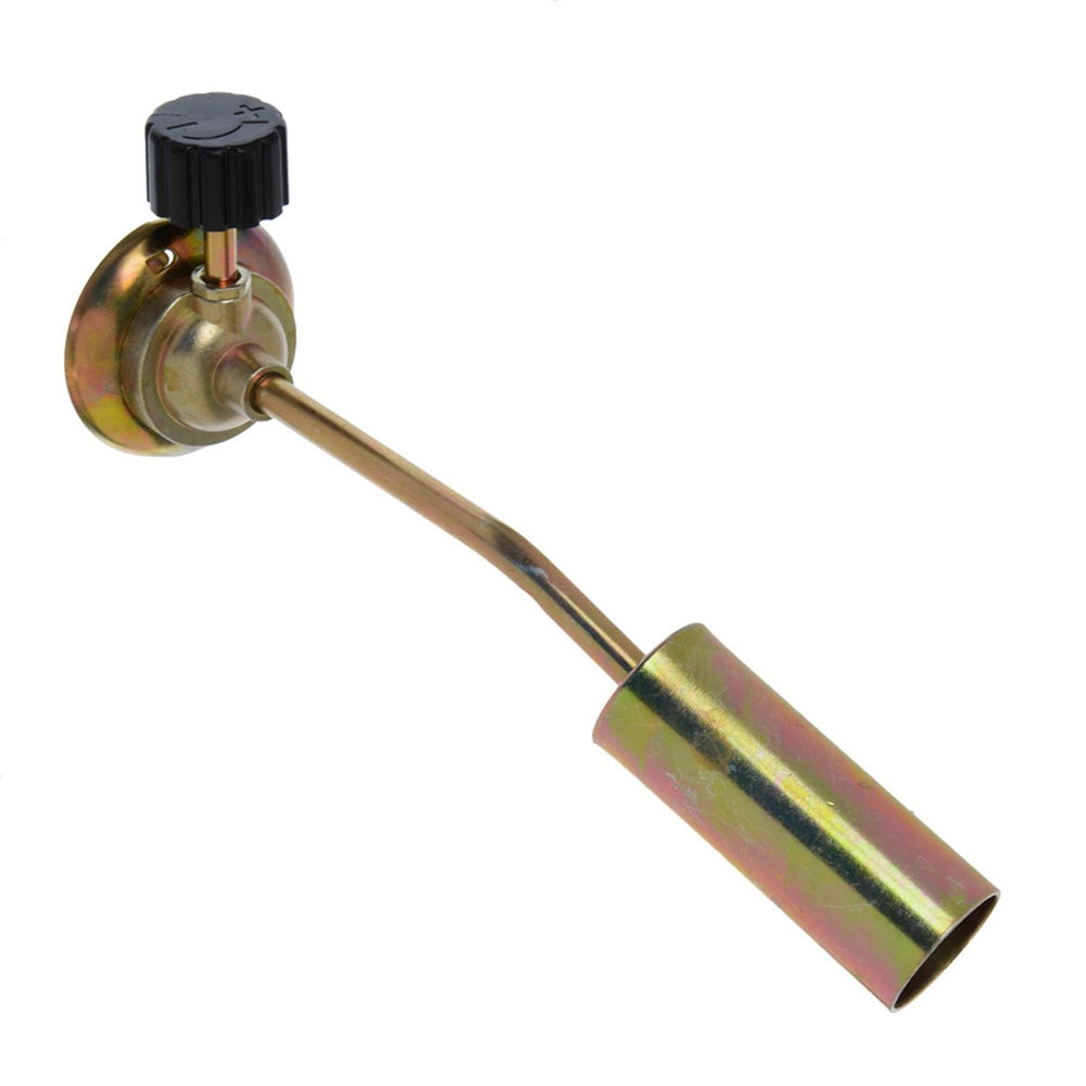 Quemador de gas para cilindro con encendido manual tipo pinza