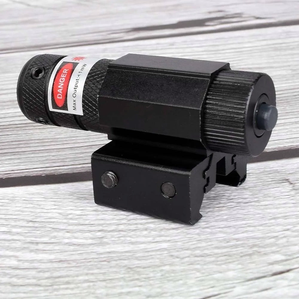 Mira láser punto rojo con riel adaptador universal modelo PJ610