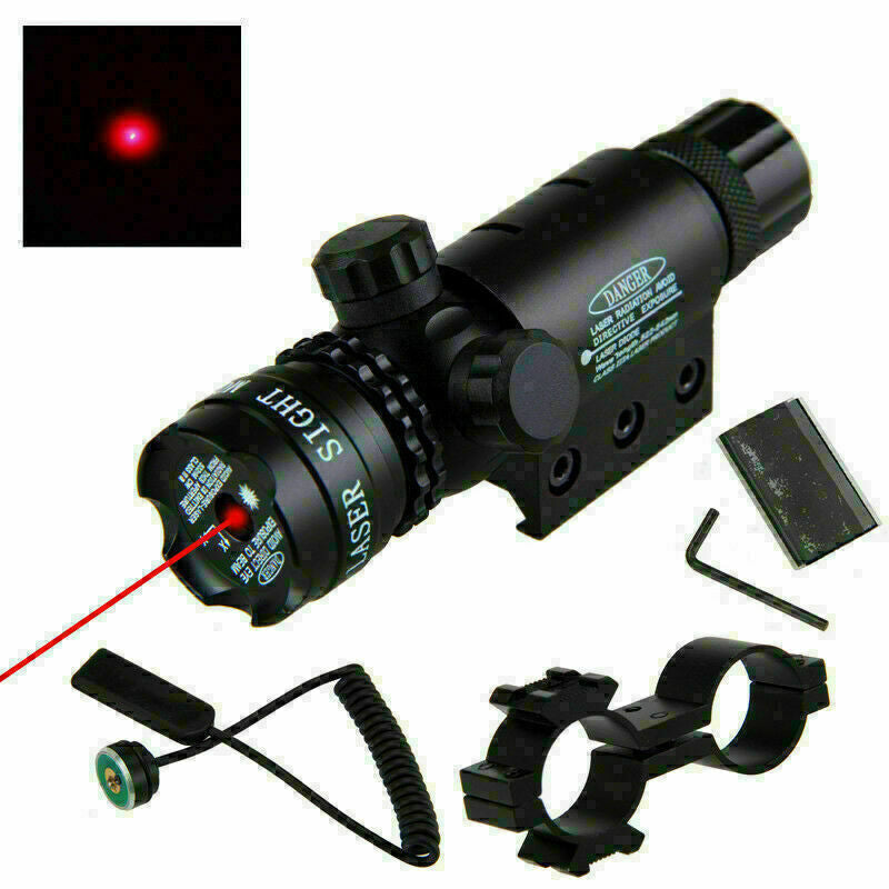 Mira con láser rojo montada en riel de 20 mm para rifle