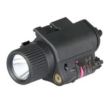 Lámpara táctica con láser y switch cola de ratón modelo PJ615 — imagen 1 de 4