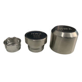 Termo antiderrame de acero inoxidable con infusor y taza — imagen 2 de 4