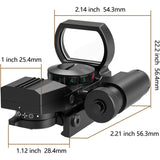 Mira reflex con 4 retículas y láser rojo integrado — imagen 2 de 4
