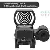 Mira reflex con 4 retículas y láser rojo integrado — imagen 4 de 4