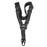 Correa táctica de paracord 550 con anclaje metálico para supervivencia — imagen 1 de 4