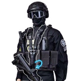 Correa táctica de paracord 550 con anclaje metálico para supervivencia — imagen 3 de 4