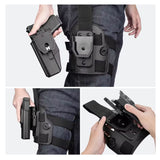 Funda holster muslera negra de polímero con liberación rápida 360 grados — imagen 5 de 7