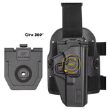 Funda holster muslera negra de polímero con liberación rápida 360 grados — imagen 4 de 7