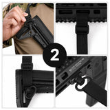 Portafusil profesional con hombrera acolchada y ganchos metálicos — imagen 3 de 4