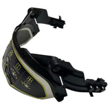 Visor balístico de policarbonato para casco táctico, montaje en riel lateral — imagen 3 de 5