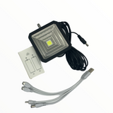 Lámpara de emergencia con panel solar, reflector satelital y power bank — imagen 3 de 6