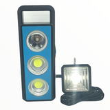 Lámpara de emergencia con panel solar, reflector satelital y power bank — imagen 2 de 6