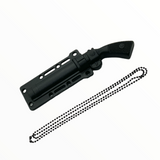 Navaja de colección con diseño de pistola y cadena — imagen 1 de 4
