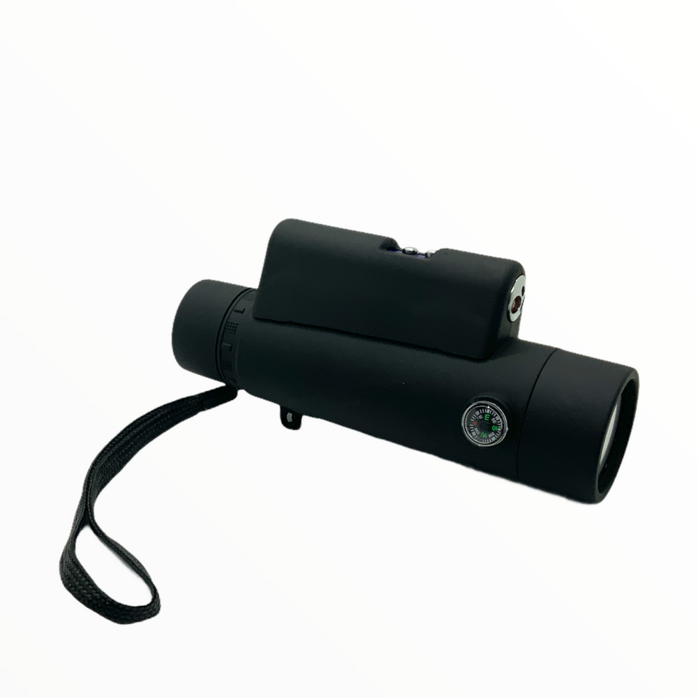 Monocular multiusos con láser, linterna de luz azul y brújula