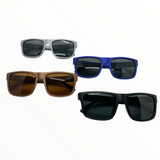 Lentes de sol polarizadas de marco cuadrado clásico unisex — imagen 2 de 2