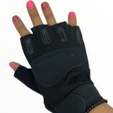 Guantes de medio dedo con compresión para ciclismo — imagen 1 de 2