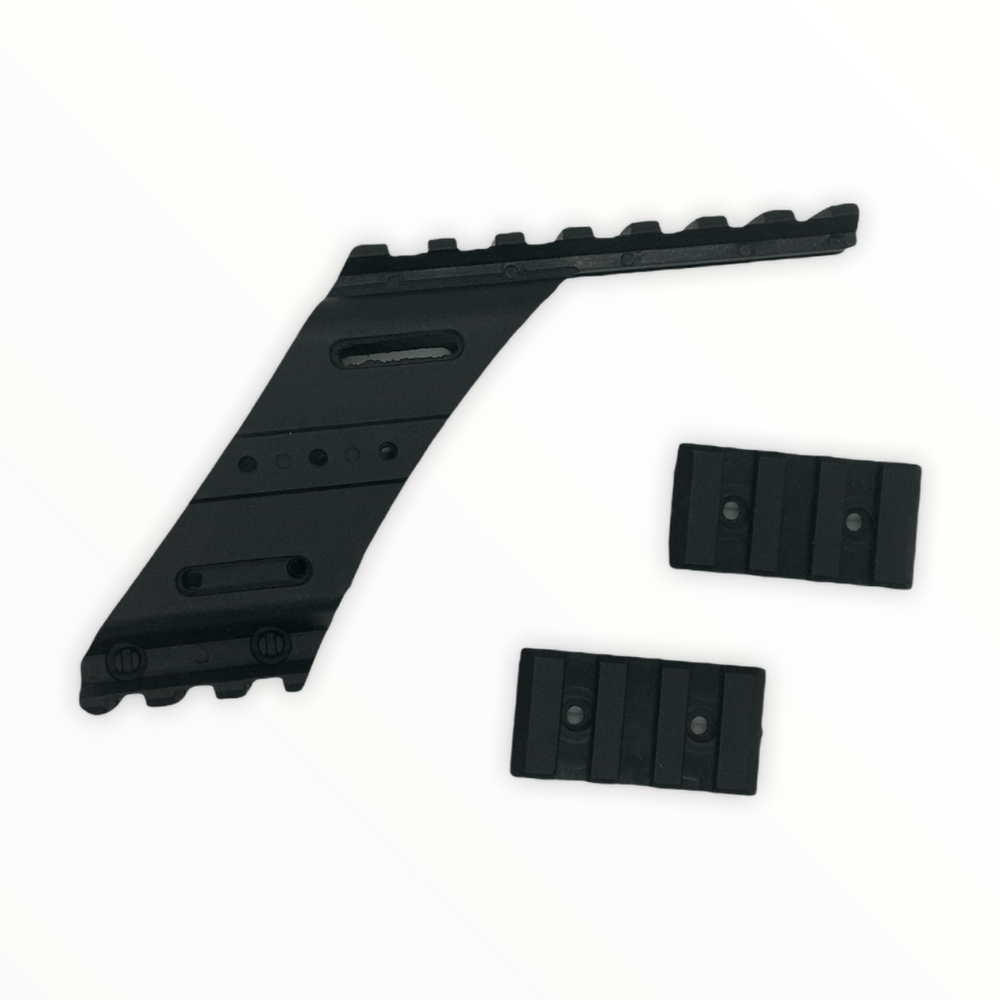 Base con rieles adicionales para pistola Glock 17