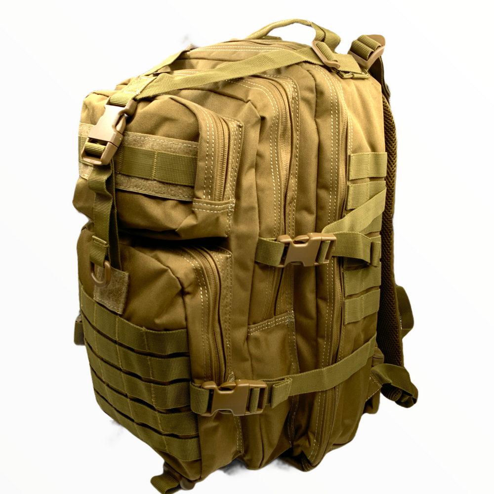 Mochila de 35 litros con compartimento térmico en negro o caqui