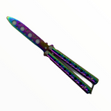 Cuchillo mariposa de entrenamiento sin filo con mango de equilibrio — imagen 3 de 5