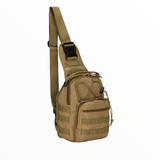 Mochila pechera táctica militar crossbody negra de 12 litros — imagen 2 de 3