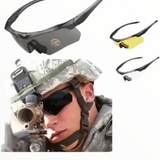 Lentes tácticos militares con 3 micas intercambiables color caqui — imagen 1 de 3