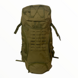 Mochila grande de 60 litros para camping en caqui, negra o verde militar — imagen 2 de 6