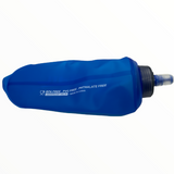 Botella de agua suave 500ml color azul para ciclismo y running — imagen 2 de 2