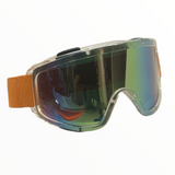 Goggles transparentes para moto con acabado tornasol y banda ajustable — imagen 1 de 5