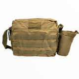 Bolsa táctica mensajera con sistema molle y porta botella lateral — imagen 2 de 6