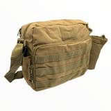 Bolsa táctica mensajera con sistema molle y porta botella lateral — imagen 1 de 6