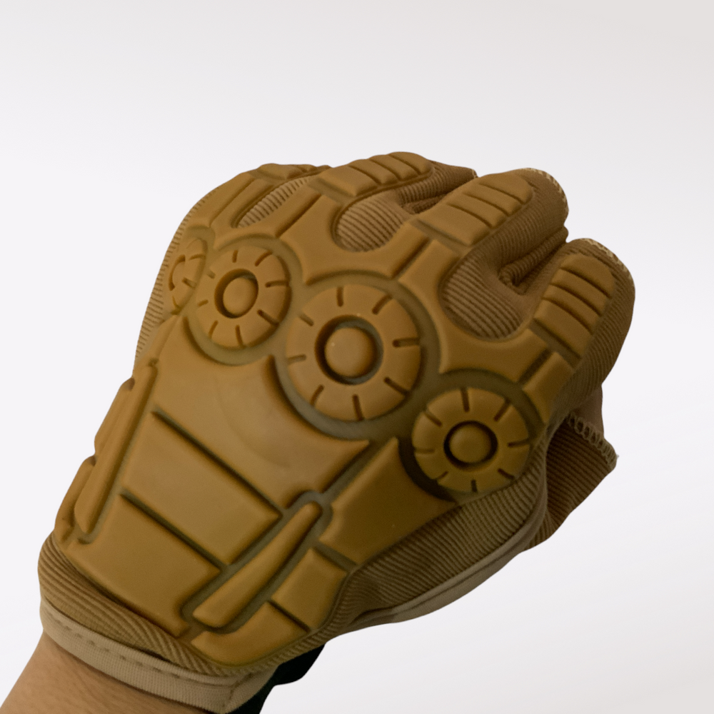 Guantes de medio dedo colección PJ en negro y verde