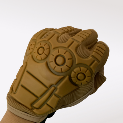 Guantes de medio dedo colección PJ en negro y verde