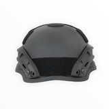 Casco táctico de media oreja recortada con rieles y soporte para cámara — imagen 3 de 4