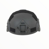 Casco táctico de media oreja recortada con rieles y soporte para cámara — imagen 4 de 4